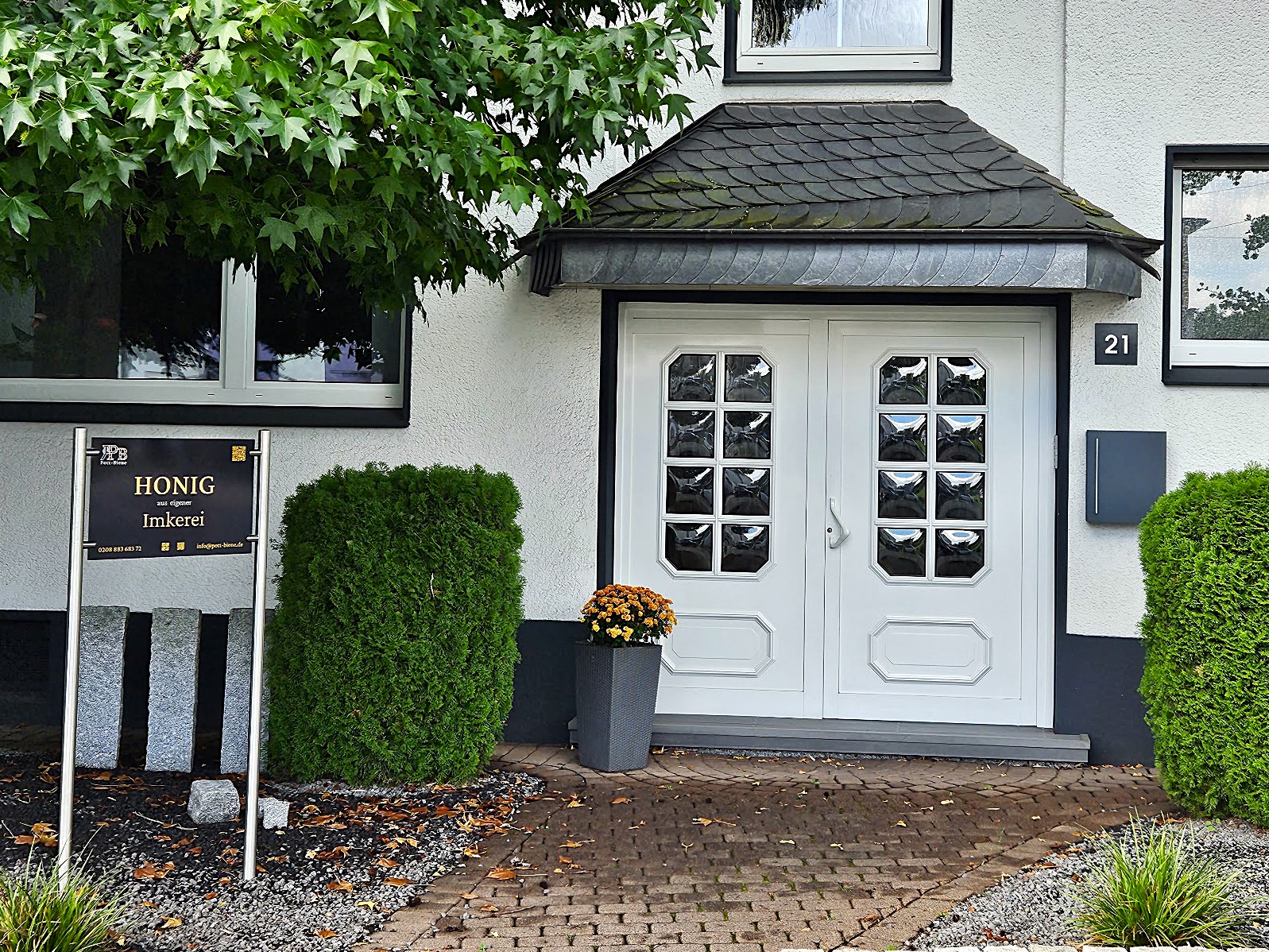 Haustür von Pott-Biene an der Sellerbeckstraße 21