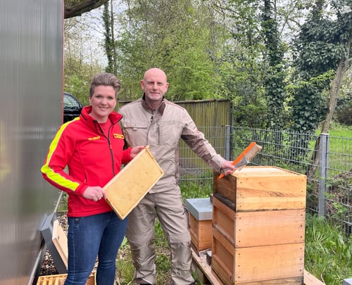 Bienenstand bei der DLRG in Menden