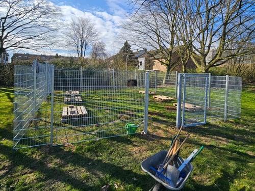 Impressionen vom Bienenstand auf dem Schulgelände